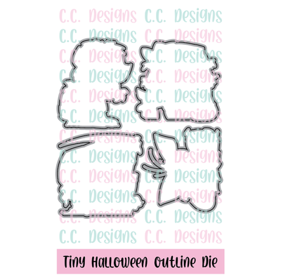 Tiny Halloween Outline Die