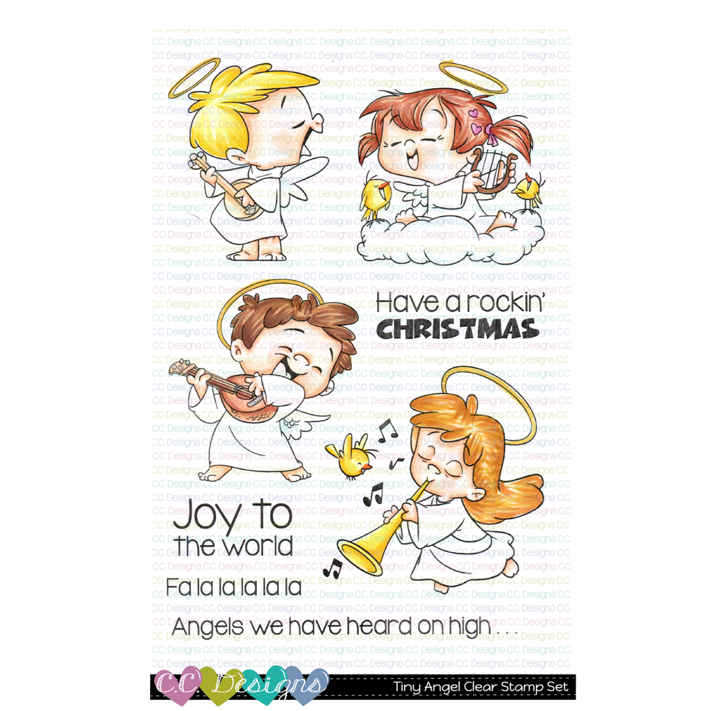 Tiny Angels Clear Stamp Set