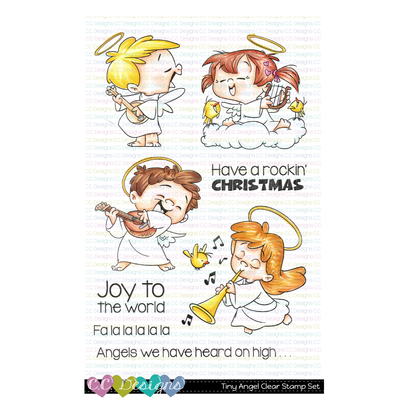 Tiny Angels Clear Stamp Set
