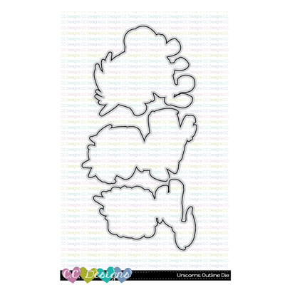 Unicorns Outline Die