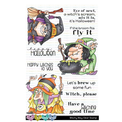 Witchy Way Clear Stamp Set